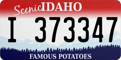 ID license plate I373347