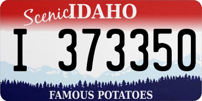 ID license plate I373350