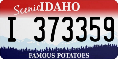 ID license plate I373359