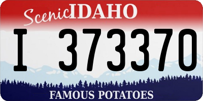ID license plate I373370