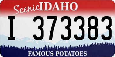 ID license plate I373383
