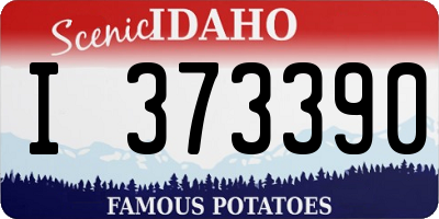 ID license plate I373390
