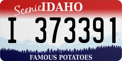 ID license plate I373391