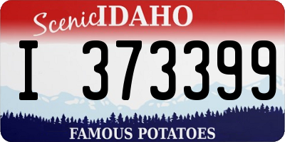 ID license plate I373399