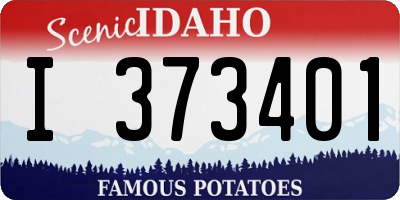 ID license plate I373401