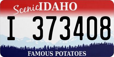 ID license plate I373408