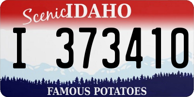 ID license plate I373410