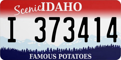 ID license plate I373414