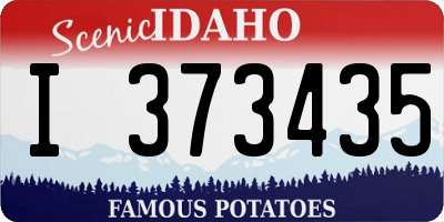 ID license plate I373435