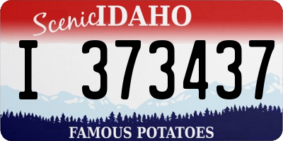 ID license plate I373437