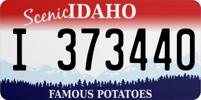 ID license plate I373440