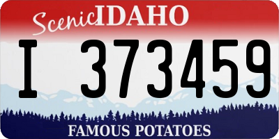 ID license plate I373459