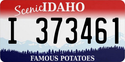 ID license plate I373461