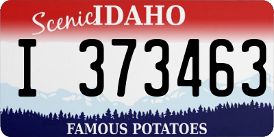 ID license plate I373463