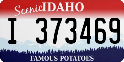 ID license plate I373469