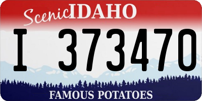 ID license plate I373470