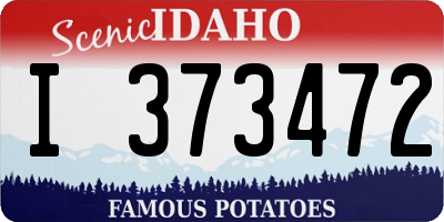 ID license plate I373472