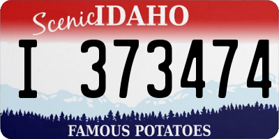 ID license plate I373474
