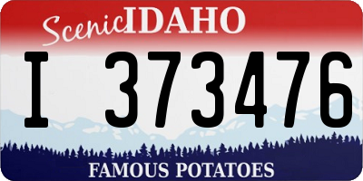 ID license plate I373476