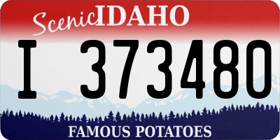 ID license plate I373480