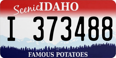 ID license plate I373488