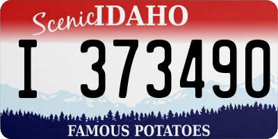 ID license plate I373490