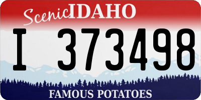 ID license plate I373498