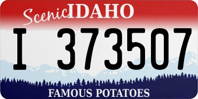 ID license plate I373507