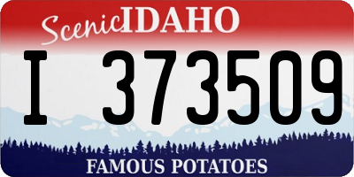 ID license plate I373509