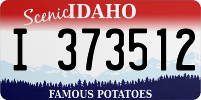 ID license plate I373512