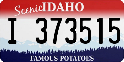 ID license plate I373515