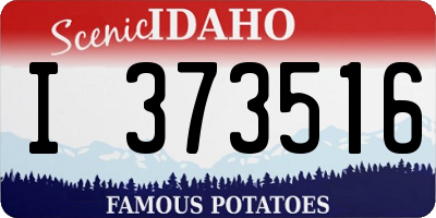 ID license plate I373516