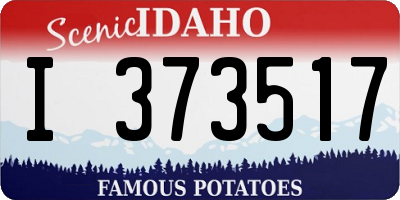 ID license plate I373517