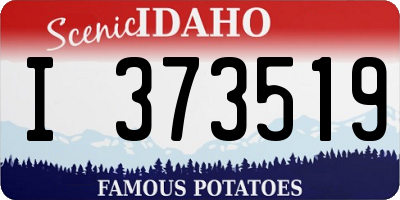 ID license plate I373519