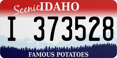ID license plate I373528