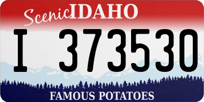 ID license plate I373530