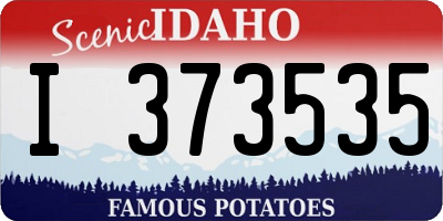 ID license plate I373535