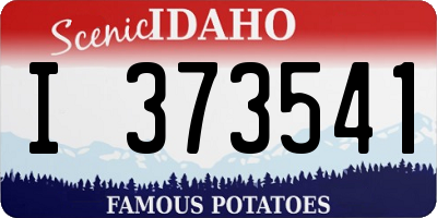 ID license plate I373541