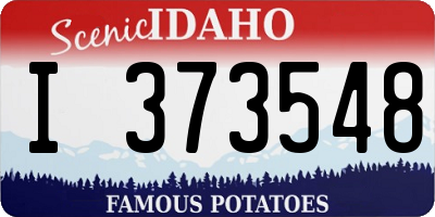 ID license plate I373548