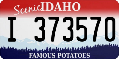 ID license plate I373570