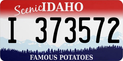 ID license plate I373572