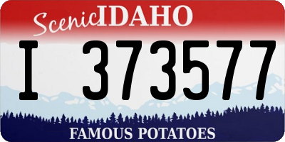 ID license plate I373577