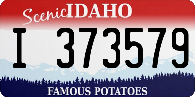 ID license plate I373579