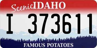 ID license plate I373611
