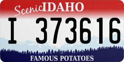 ID license plate I373616