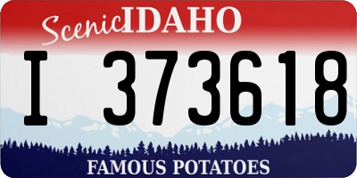 ID license plate I373618