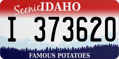 ID license plate I373620