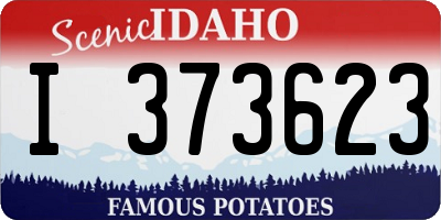 ID license plate I373623