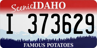 ID license plate I373629