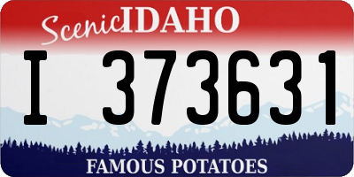 ID license plate I373631
